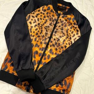 Zara animal print jacket
